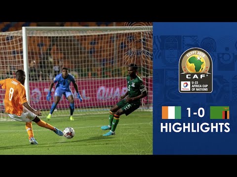 HIGHLIGHTS | #TotalAFCONU23 | Round 3 - Group B: Cote d’Ivoire 1-0 Zambia