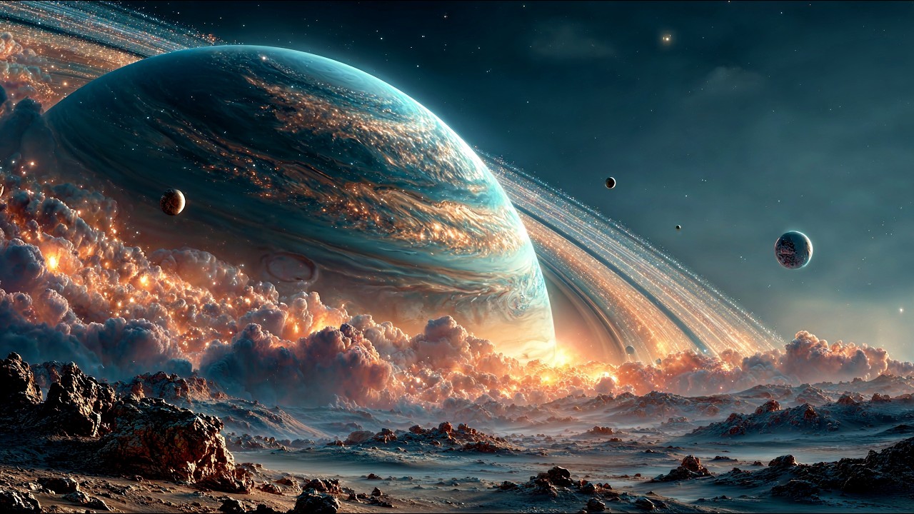 Cosmic Eternity — Space Ambient Music for Slow Astral Journey & Deep Stillness | 4K