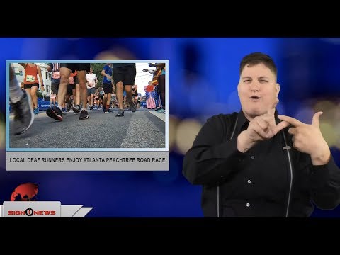 Local deaf runners enjoy Atlanta Peachtree Road Race (ASL - 7.4.18)