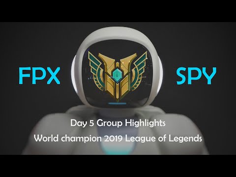 [[Highlight AI] FPX vs SPY Day 5 Group Highlights World champion 2019 League of Legends