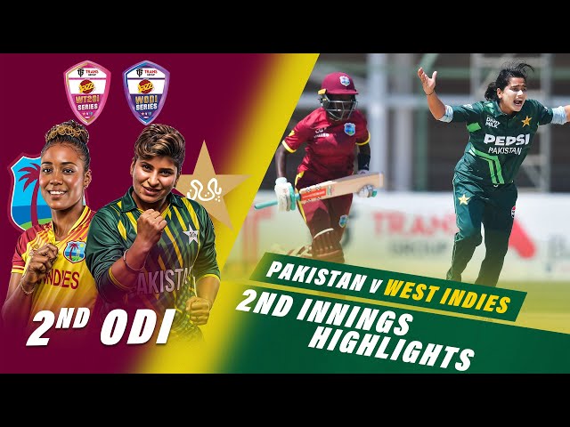 2nd Innings Highlights | Pakistan Women vs West Indies Women | 2nd ODI 2024 | PCB | M2F2U