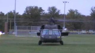 preview picture of video 'UH-60 Black Hawk Homecoming Flyover in Mexico Missouri'