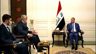 رئيس مجلس الوزراء السيد مصطفى الكاظمي يستقبل السفير الروسي في بغداد.