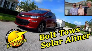 YouTube Couple Tows Aliner Camper With Chevy Bolt