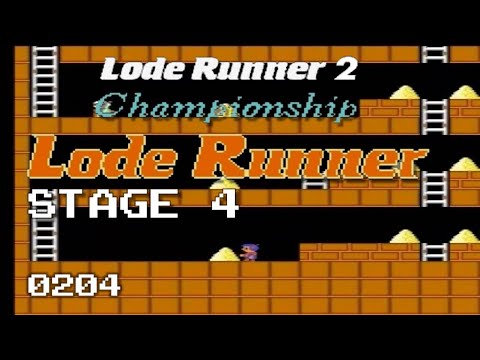 Lode Runner 2 - Stage 4 [0204]