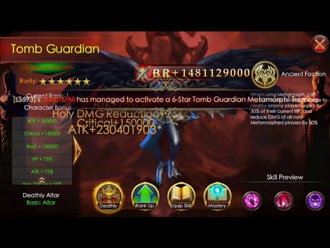 Legacy of Discord : Death2All activates Tomb Guardian