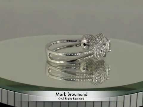 2.30ct Round Brilliant Cut Diamond Engagement Anniversary Ring- Mark Broumand