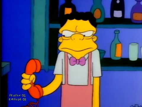 Bart Prank Calls Moe - I. P. Freely