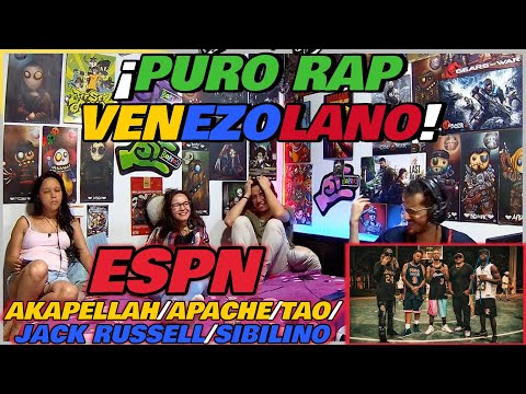🔴COLOMBIANOS REACCIONAN a ESPN - ¡PURO RAP VENEZOLANO! [AKAPELLAH/APACHE/TAO/JACK RUSSELL/SIBILINO]🔥