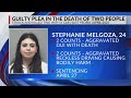 Stephanie Melgoza pleads guilty in the death of two people last April