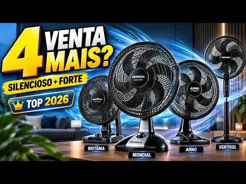 4 Ventiladores Silenciosos e Potentes que MAIS Valem a Pena em 2026 | Qual Comprar?