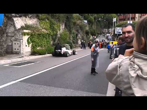 Stefano Coletti's car before the GP2 sprint race in Monaco 2013