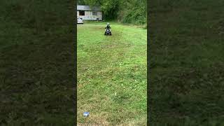 110cc TaoTao Kids Quad Chinese Bike 4Wheeler ATV  Just a Kid doing som