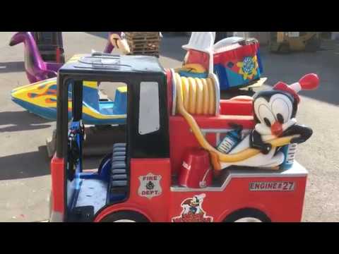 Kiddie Ride Woody Woodpecker Chilly Willy Item Is In Used Condition Evidence Of Wear And Co