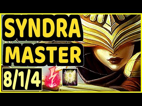 KASHTELAN (SYNDRA) - 8/1/4 KDA GAMEPLAY - EUW Ranked MASTER