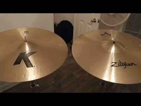 20" Zildjian K Ride vs 21" Zildjian A Sweet Ride