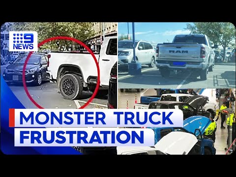Fury grows as super-sized utes hit Melbourne roads | 9 News Australia