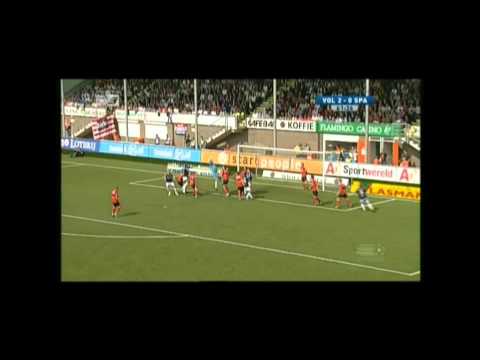 Jeroen Verhoeven in actie FC Volendam - Sparta Rotterdam April 2009