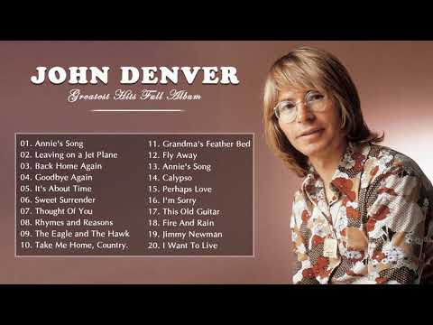 John Denver Greatest Hits Playlist - The Best Songs of John Denver - Best Folk & Country of All Time