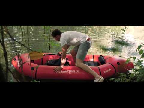 Bikerafting in Siberia - Vlog 02 - Packraft Test ENGLISH SUB