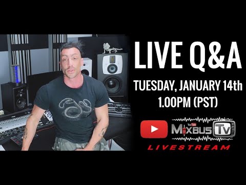 Live Q&A David MixbusTv Recording, Mixing, Mastering, Ask Me Anything