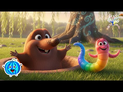 💖🌈 Momo the Mole and the Rainbow Worm! ✨| Even when we are very good at something, we should be open
