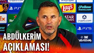 Abdülkerim Bardakcı Sporting Maçında Oynayacak Mı? Okan Buruk Açıkladı