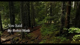You Said By Robin Mark with lyrics