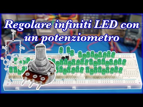 Controllare “infiniti” LED con un potenziometro (Specchi di corrente a BJT) – Laboratorio (da cani)