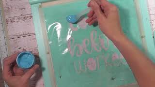 Screen Printing A Mouse Pad | WRMK