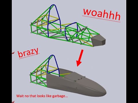SPEEDRUNNING racecar bodywork on solidworks