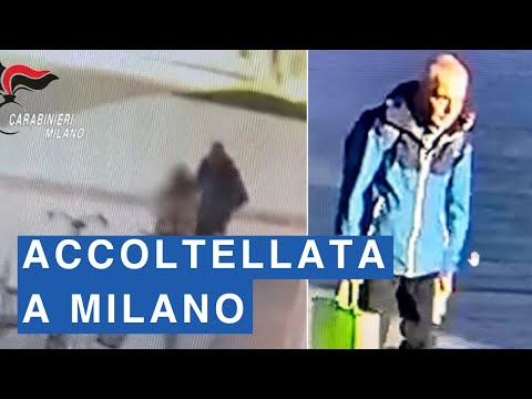 Donna accoltellata a Milano, l'arma resta conficcata nella schiena: il video