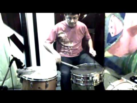 Drummer Xande Figueiredo playing School of Samba II