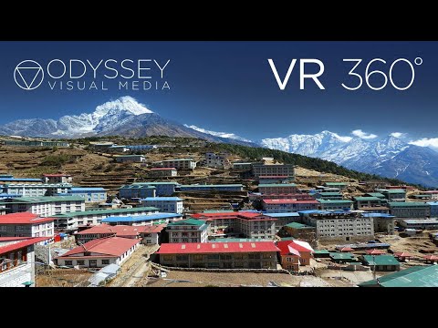 The Road to Everest Virtual Tour | VR 360° Travel Experience Namche Bazaar Nepal