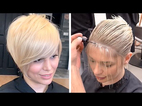 Coupe Courte Pixie Tendance - Anne Blanc