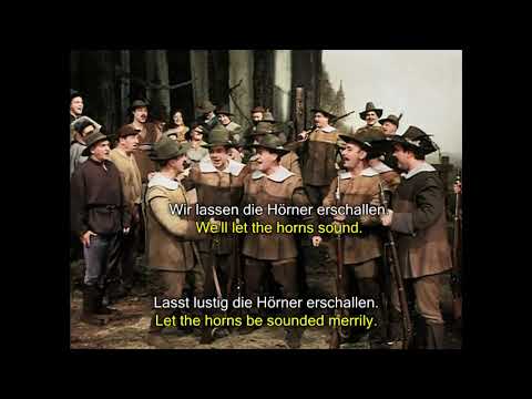Der Freischütz, part 4: Sa, hussah! Dem Bräutigam, der Braut! [German and English subtitles]