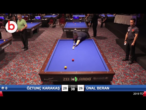 ÖZTUNÇ KARAKAŞ & ÜNAL BERAN Bilardo Maçı - 2019 TÜRKİYE KUPASI 1. ETAP ERKEKLER-6.ÖN ELEME