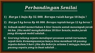 Download lagu Kumpulan soal-soal perbandingan senilai (Cara mudahnya) mp3