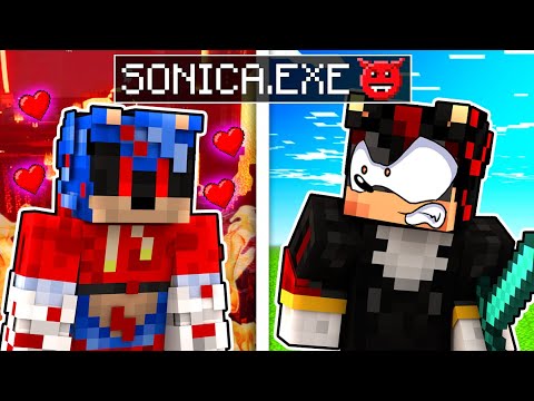 Sonica.EXE WANTS Shadow In Minecraft!