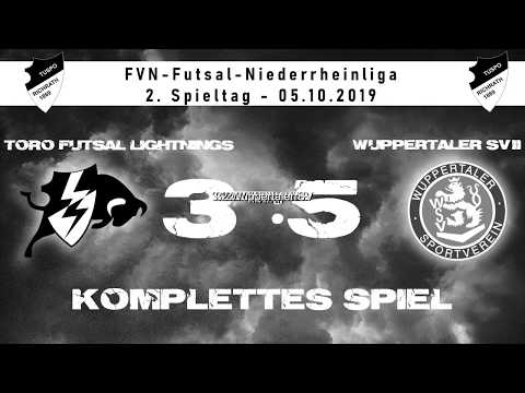 Toro Futsal Lightnings - Wuppertaler SV 2 (05.10.2019)