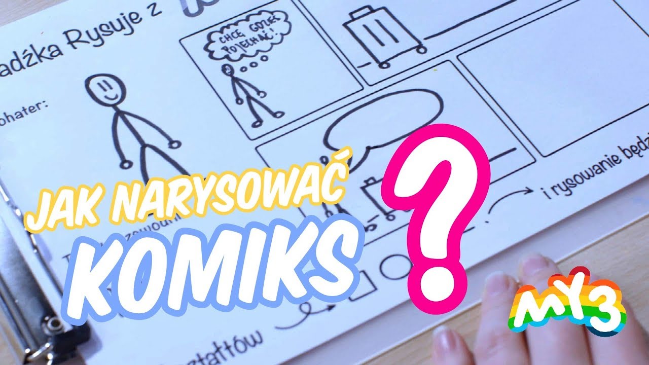 Jak narysować Komiks (My3 Rysuj z Nami) My3 - TV dla Dzieci