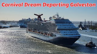 Carnival Dream Departing Galveston Texas