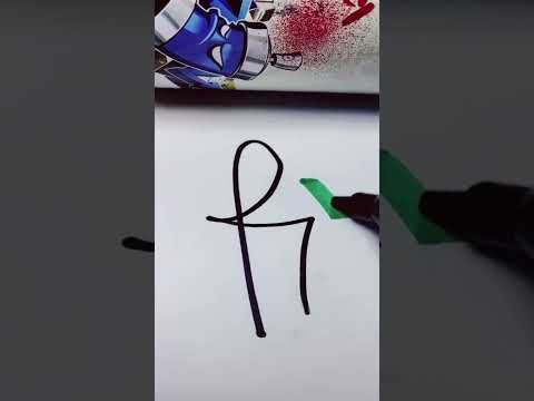 Letter R #graffiti #graffitiartist #graffitibomb #graffitiletters #graffitistyle #graffitivideo