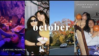 digital diaries| fall shopping, spooky night with friends, pumpkin carving