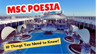 10 Things YOU NEED TO KNOW About MSC Poesia!