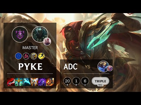 Pyke ADC vs Ezreal - EUW Master Patch 11.12