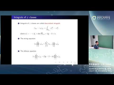 Kefeng Liu: Intersection theory on moduli space of super Riemann surfaces #ICBS2024