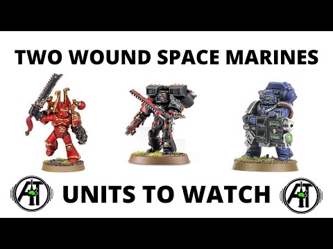 Two Wound Space Marines - Units to Watch...