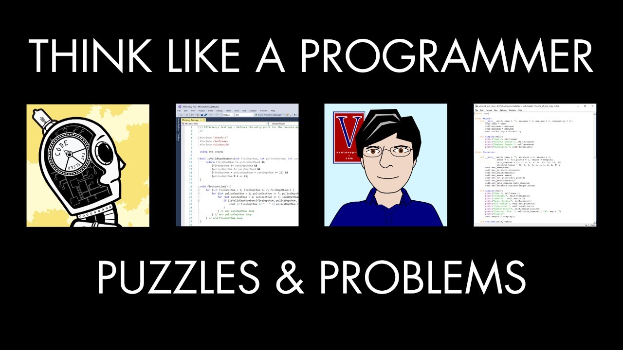 Puzzles & Programming Problems (Think Like a Programmer)
