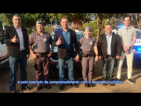 Campos Novos Paulista recebe nova viatura da Polícia Militar – Mais segurança para nossa cidade!